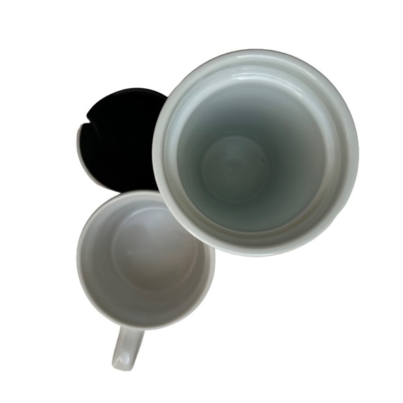 Starbucks Classic 10 oz Ceramic Travel  Mug  + 8 oz Mug - Picture 11 of 12